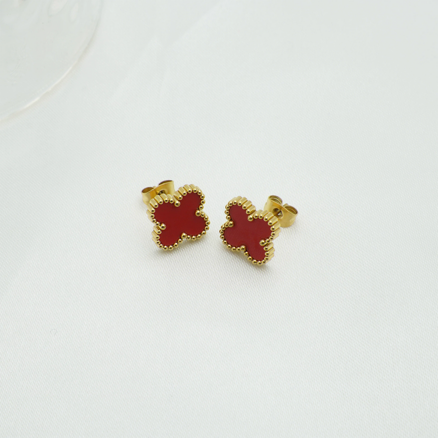 18K Gold Plated VC Earrings