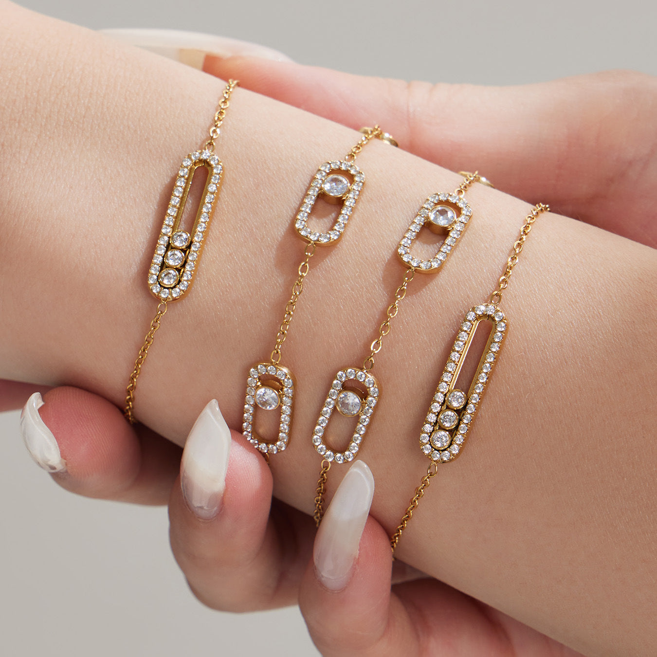 18K Gold Plated Mesica Bracelet