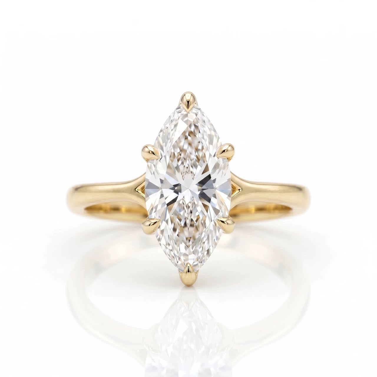 18K Gold Plated Diamond Ring