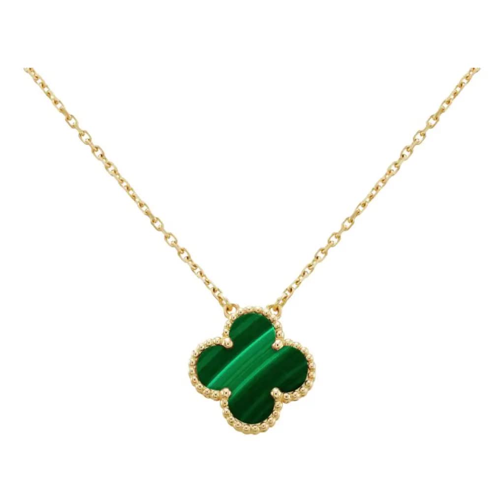 4 Leaf 18K Gold Plated Necklace