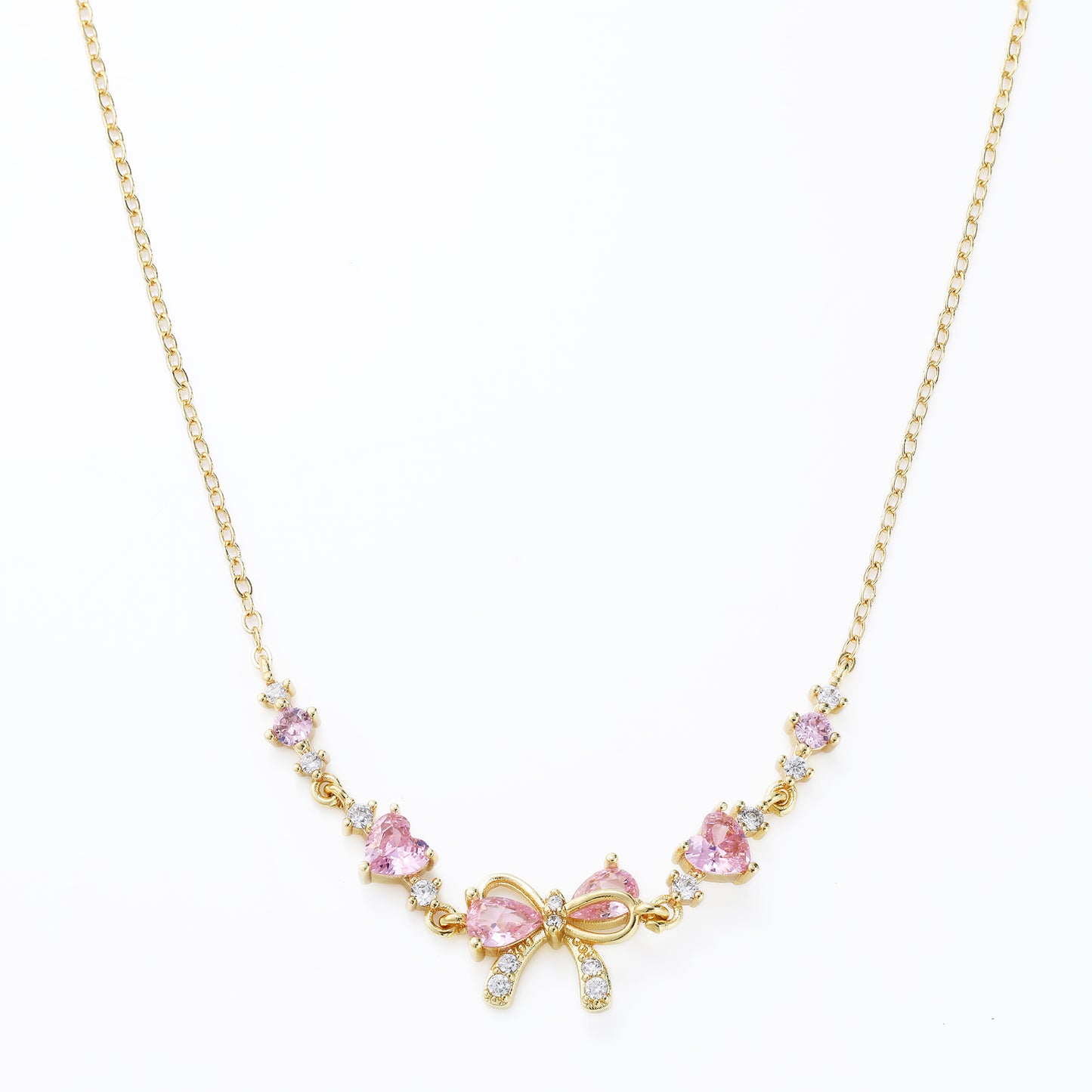 18K Gold Plated BowTie Necklace