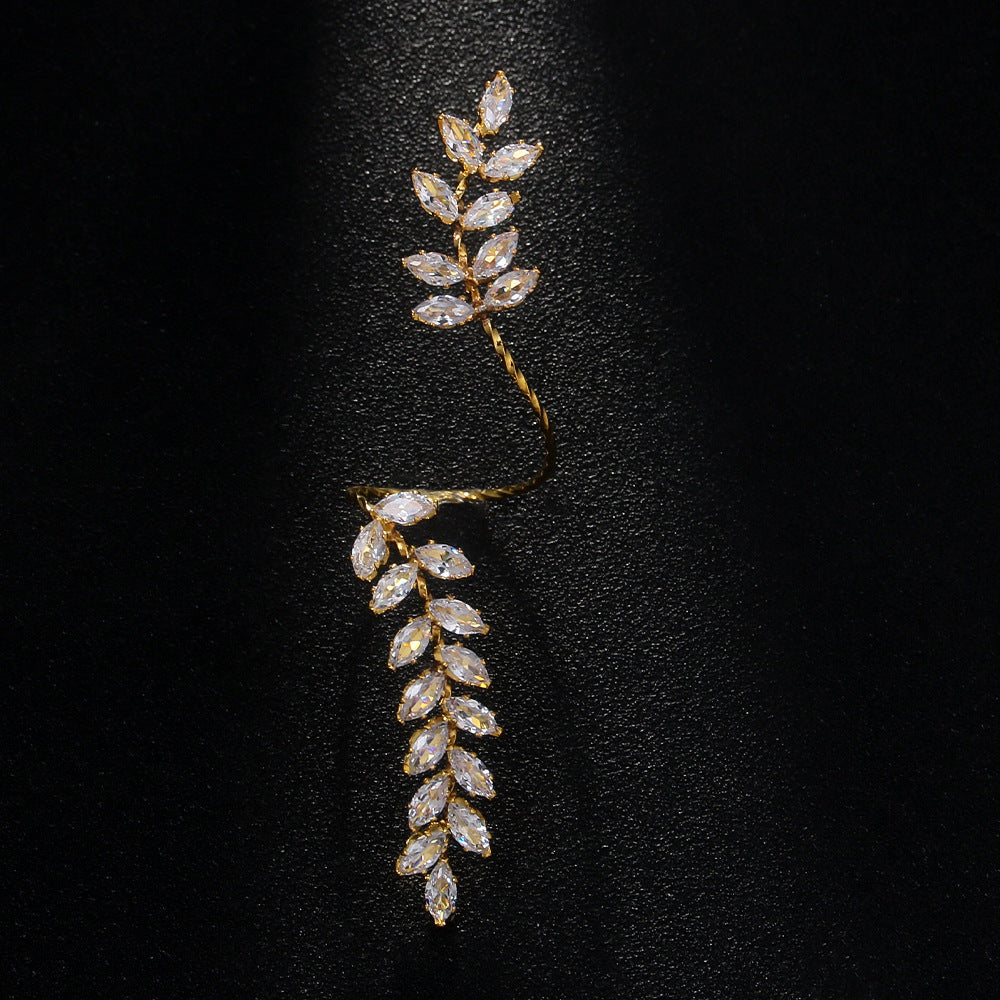 18K Gold Plated Leaf Ring