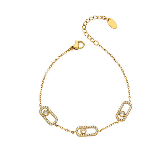 18K Gold Plated Mesica Bracelet