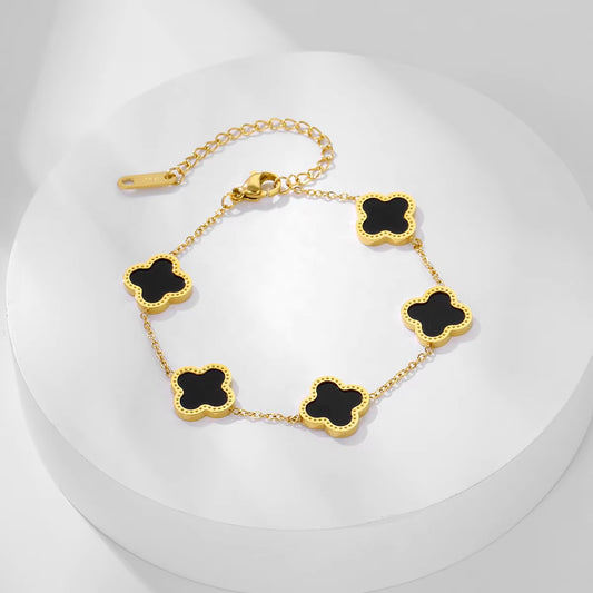 18K gold plated Flower bracelet