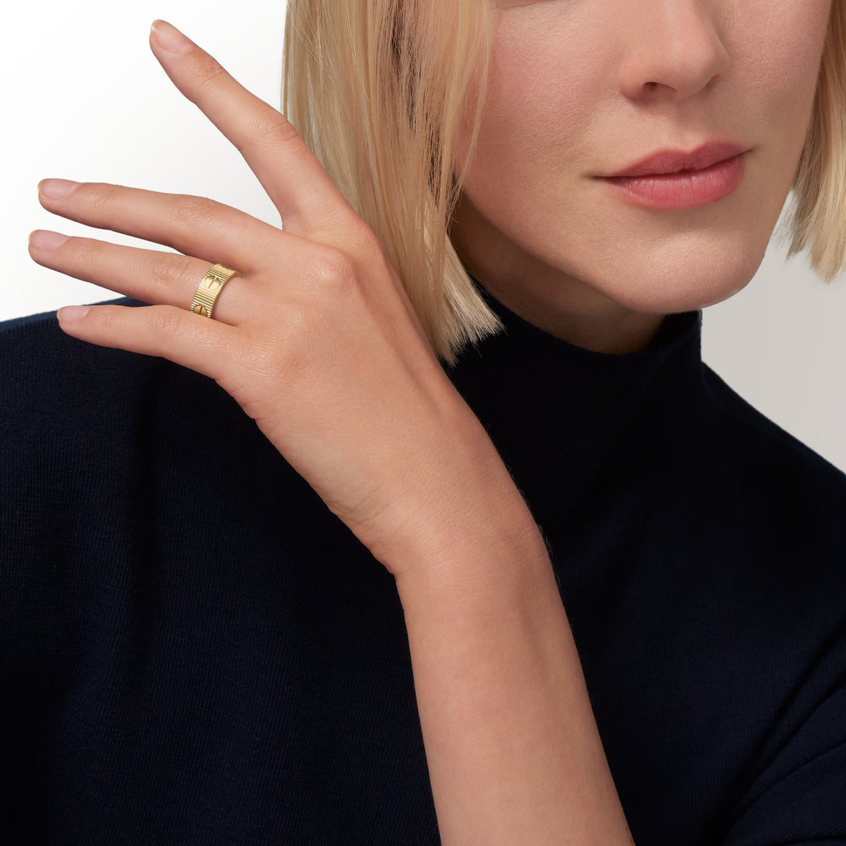 18K Gold Plated Infinity Ring