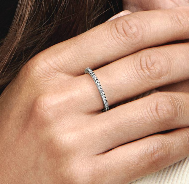 18K Gold Plated Tennis Ring
