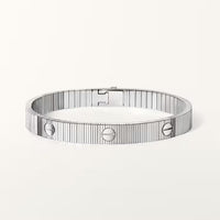 18K Gold Plated Infinity Love Bracelet in silver | Jewelique UAE