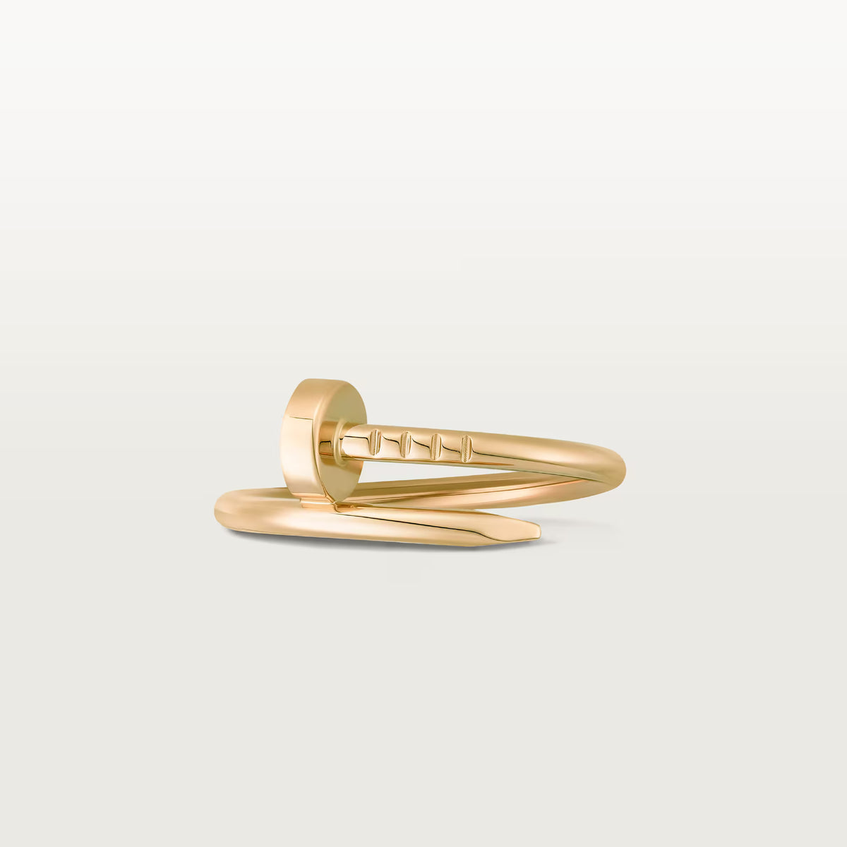 18K Gold Plated Nail Ring in silver — multiple | Jewelique UAE