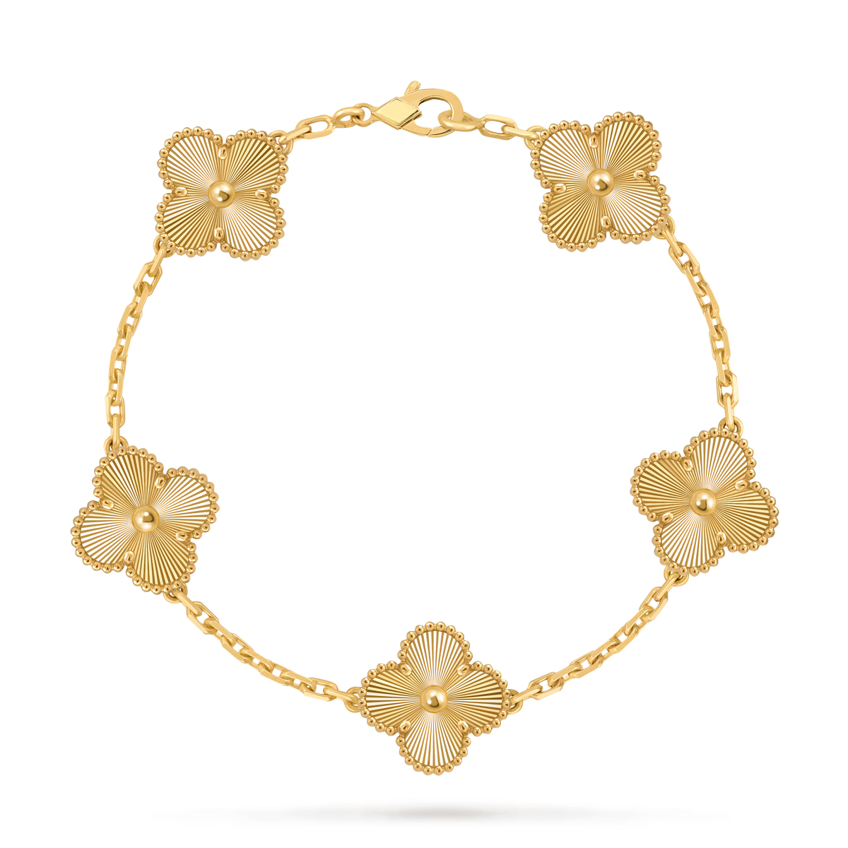 18K Gold Plated Original VC Bracelet in gold — clean clasp | Jewelique UAE