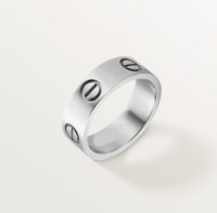 18K Gold Plated Screw Ring in silver | Jewelique UAE
